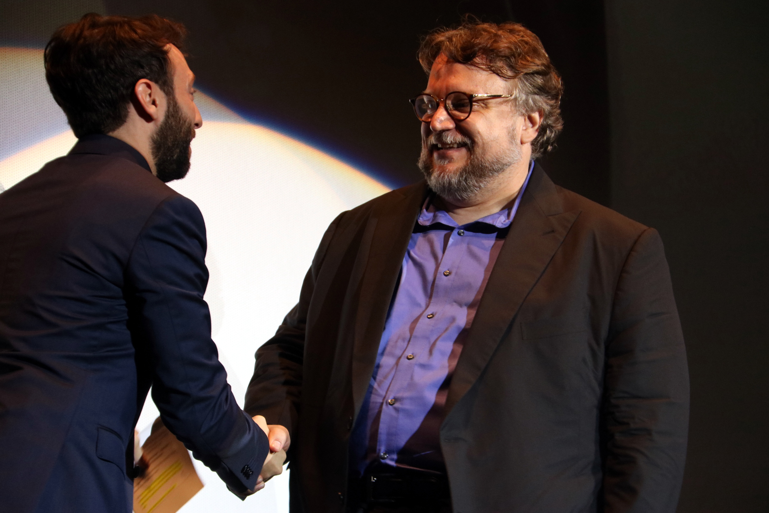 Filmmaker Guillermo Del Toro at the inaugural ceremony of the Sitges Film Festival on October 5 (by ACN)